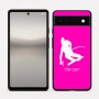 כיסוי בעיצוב אישי עם השם שלך לדגם - Google Pixel 6a 5G בעיצוב סקי