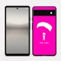 כיסוי בעיצוב אישי עם השם שלך לדגם - Google Pixel 6a 5G בעיצוב צניחה חופשית