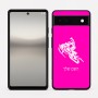 כיסוי בעיצוב אישי עם השם שלך לדגם - Google Pixel 6a 5G בעיצוב אופנוע שלג