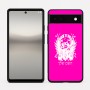 כיסוי בעיצוב אישי עם השם שלך לדגם - Google Pixel 6a 5G בעיצוב רוקנרול