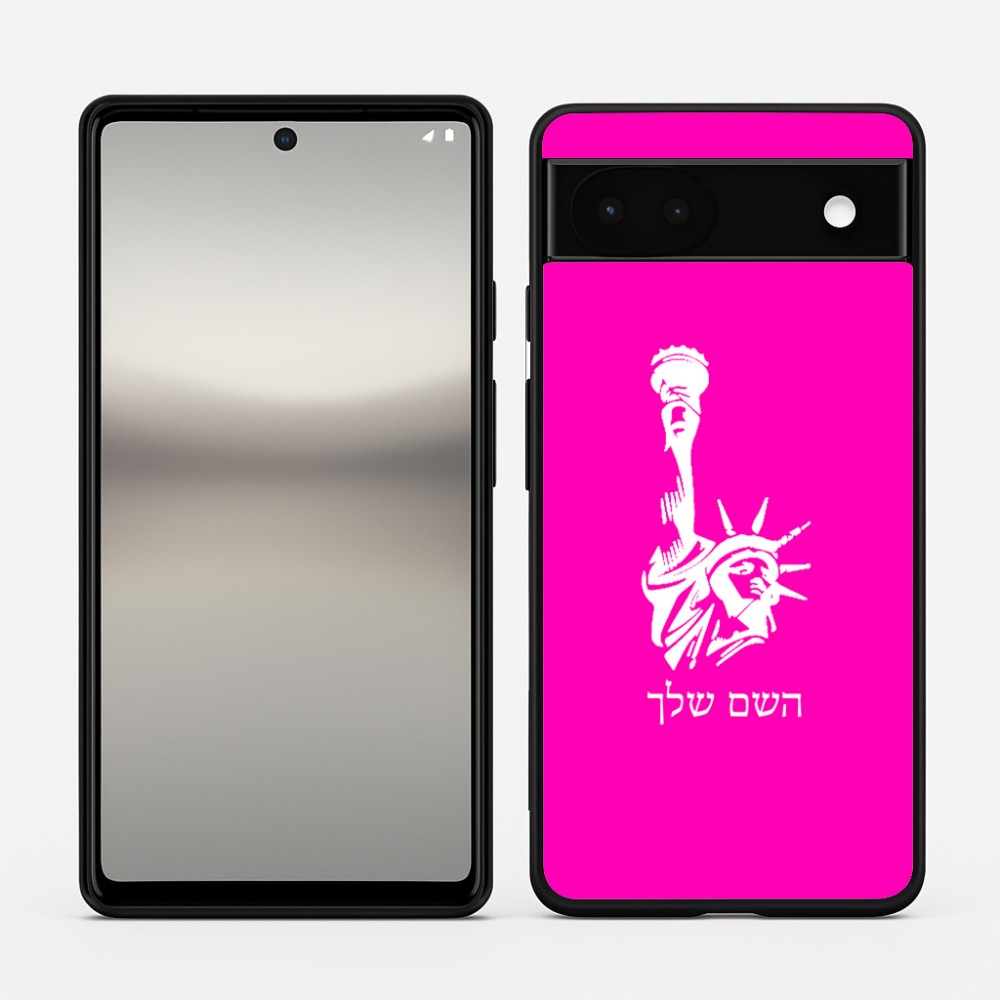 כיסוי בעיצוב אישי עם השם שלך לדגם - Google Pixel 6a 5G בעיצוב פסל החירות