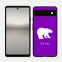 כיסוי בעיצוב אישי עם השם שלך לדגם - Google Pixel 6a 5G בעיצוב דוב