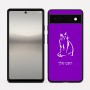 כיסוי בעיצוב אישי עם השם שלך לדגם - Google Pixel 6a 5G בעיצוב חתול