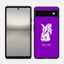 כיסוי בעיצוב אישי עם השם שלך לדגם - Google Pixel 6a 5G בעיצוב ארנב מחזיק גזר