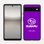 כיסוי בעיצוב אישי עם השם שלך לדגם - Google Pixel 6a 5G בעיצוב סובארו