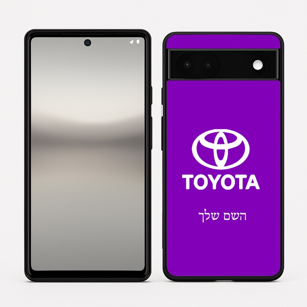 כיסוי בעיצוב אישי עם השם שלך לדגם - Google Pixel 6a 5G בעיצוב טויוטה