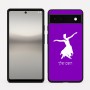 כיסוי בעיצוב אישי עם השם שלך לדגם - Google Pixel 6a 5G בעיצוב בלרינה