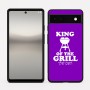 כיסוי בעיצוב אישי עם השם שלך לדגם - Google Pixel 6a 5G בעיצוב מלך הגריל