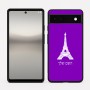 כיסוי בעיצוב אישי עם השם שלך לדגם - Google Pixel 6a 5G בעיצוב מגדל אייפל
