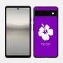 כיסוי בעיצוב אישי עם השם שלך לדגם - Google Pixel 6a 5G בעיצוב פרח היביסקוס
