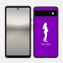 כיסוי בעיצוב אישי עם השם שלך לדגם - Google Pixel 6a 5G בעיצוב אישה בהריון
