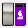 כיסוי בעיצוב אישי עם השם שלך לדגם - Google Pixel 6a 5G בעיצוב אזור מוזיקה של די ג'יי
