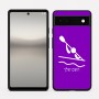 כיסוי בעיצוב אישי עם השם שלך לדגם - Google Pixel 6a 5G בעיצוב קיאק אולימפי