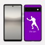 כיסוי בעיצוב אישי עם השם שלך לדגם - Google Pixel 6a 5G בעיצוב שחקן פינג פונג