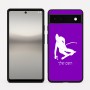 כיסוי בעיצוב אישי עם השם שלך לדגם - Google Pixel 6a 5G בעיצוב סקי