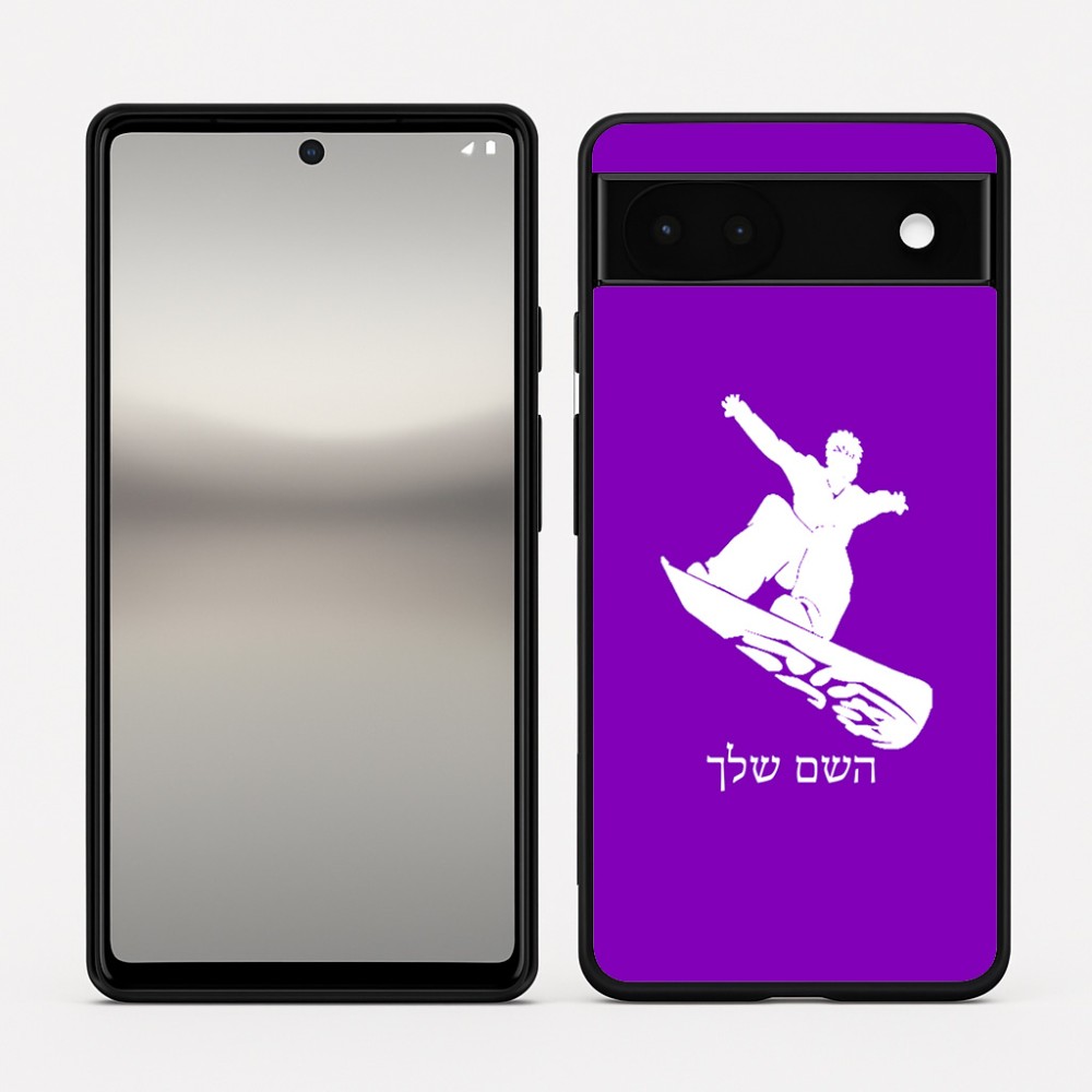 כיסוי בעיצוב אישי עם השם שלך לדגם - Google Pixel 6a 5G בעיצוב סנובורדיסט