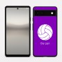 כיסוי בעיצוב אישי עם השם שלך לדגם - Google Pixel 6a 5G בעיצוב כדור כדורעף