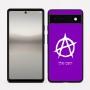 כיסוי בעיצוב אישי עם השם שלך לדגם - Google Pixel 6a 5G בעיצוב אנרכיה