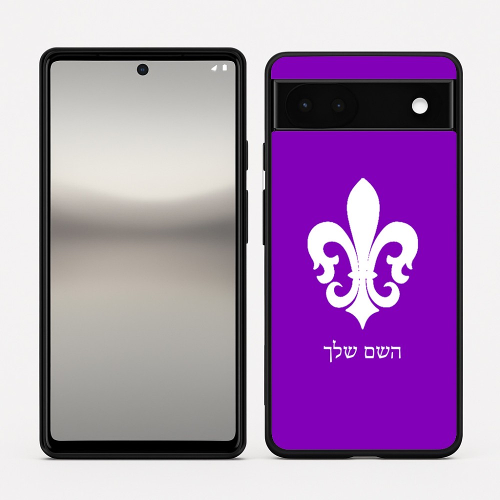 כיסוי בעיצוב אישי עם השם שלך לדגם - Google Pixel 6a 5G בעיצוב פרחי פרחים - צרפת