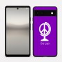 כיסוי בעיצוב אישי עם השם שלך לדגם - Google Pixel 6a 5G בעיצוב גלובוסי שלום