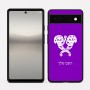 כיסוי בעיצוב אישי עם השם שלך לדגם - Google Pixel 6a 5G בעיצוב פרחי קרן