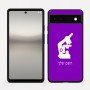 כיסוי בעיצוב אישי עם השם שלך לדגם - Google Pixel 6a 5G בעיצוב מיקרוסקופ