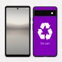 כיסוי בעיצוב אישי עם השם שלך לדגם - Google Pixel 6a 5G בעיצוב למחזר