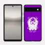 כיסוי בעיצוב אישי עם השם שלך לדגם - Google Pixel 6a 5G בעיצוב רוקנרול