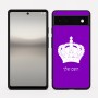 כיסוי בעיצוב אישי עם השם שלך לדגם - Google Pixel 6a 5G בעיצוב כתר מלכותי