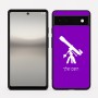 כיסוי בעיצוב אישי עם השם שלך לדגם - Google Pixel 6a 5G בעיצוב טלסקופ