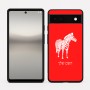 כיסוי בעיצוב אישי עם השם שלך לדגם - Google Pixel 6a 5G בעיצוב זברה