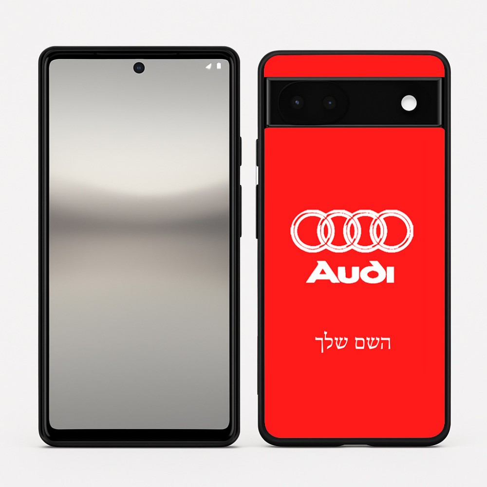 כיסוי בעיצוב אישי עם השם שלך לדגם - Google Pixel 6a 5G בעיצוב אאודי