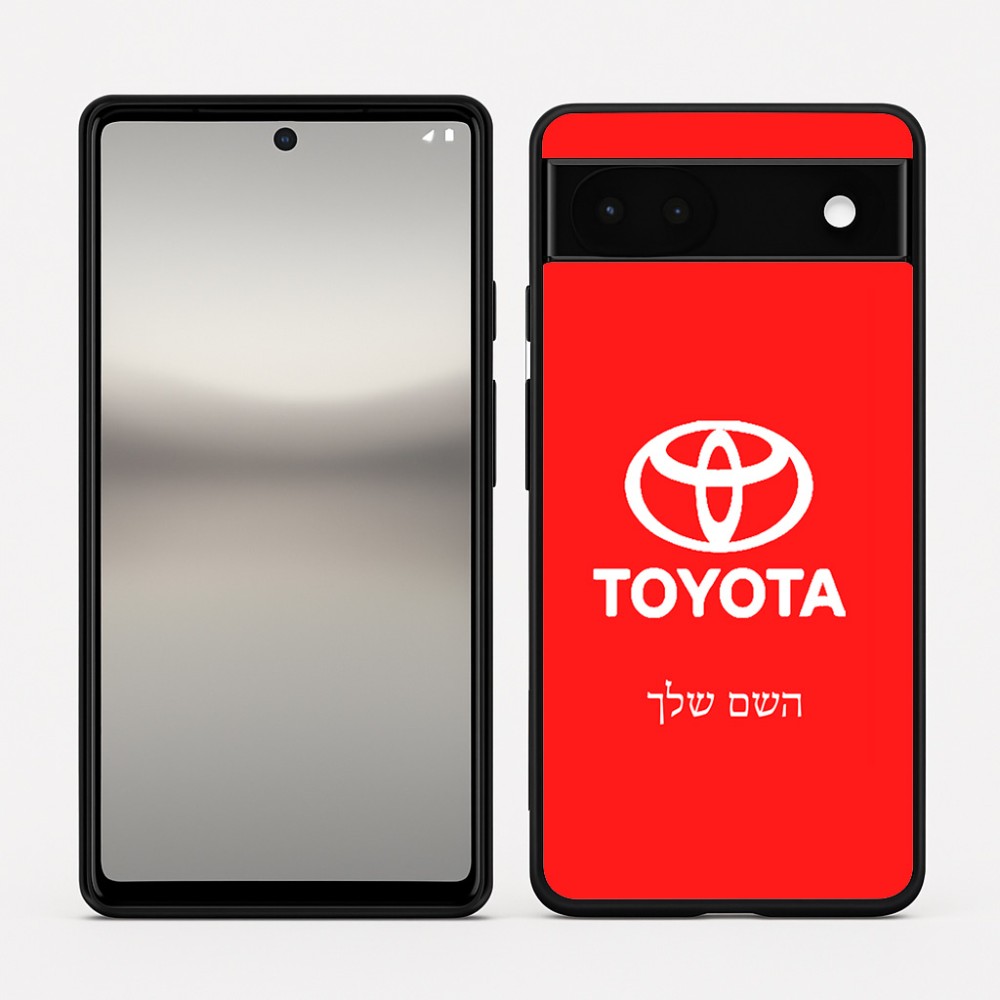 כיסוי בעיצוב אישי עם השם שלך לדגם - Google Pixel 6a 5G בעיצוב טויוטה