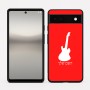 כיסוי בעיצוב אישי עם השם שלך לדגם - Google Pixel 6a 5G בעיצוב גיטרה