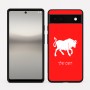 כיסוי בעיצוב אישי עם השם שלך לדגם - Google Pixel 6a 5G בעיצוב מזלות - שור