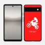 כיסוי בעיצוב אישי עם השם שלך לדגם - Google Pixel 6a 5G בעיצוב מוטוקרוס