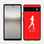 כיסוי בעיצוב אישי עם השם שלך לדגם - Google Pixel 6a 5G בעיצוב רץ רץ אישה