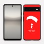 כיסוי בעיצוב אישי עם השם שלך לדגם - Google Pixel 6a 5G בעיצוב צניחה חופשית