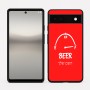 כיסוי בעיצוב אישי עם השם שלך לדגם - Google Pixel 6a 5G בעיצוב מיכל של בירה
