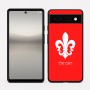 כיסוי בעיצוב אישי עם השם שלך לדגם - Google Pixel 6a 5G בעיצוב פרחי פרחים - צרפת
