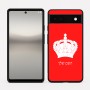 כיסוי בעיצוב אישי עם השם שלך לדגם - Google Pixel 6a 5G בעיצוב כתר מלכותי