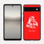 כיסוי בעיצוב אישי עם השם שלך לדגם - Google Pixel 6a 5G בעיצוב סנטה קלאוס