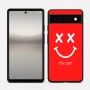 כיסוי בעיצוב אישי עם השם שלך לדגם - Google Pixel 6a 5G בעיצוב סמיילי