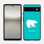 כיסוי בעיצוב אישי עם השם שלך לדגם - Google Pixel 6a 5G בעיצוב דוב