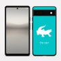 כיסוי בעיצוב אישי עם השם שלך לדגם - Google Pixel 6a 5G בעיצוב תנין
