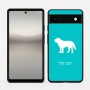 כיסוי בעיצוב אישי עם השם שלך לדגם - Google Pixel 6a 5G בעיצוב כלב