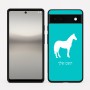 כיסוי בעיצוב אישי עם השם שלך לדגם - Google Pixel 6a 5G בעיצוב סוס