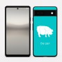 כיסוי בעיצוב אישי עם השם שלך לדגם - Google Pixel 6a 5G בעיצוב חזיר
