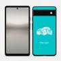 כיסוי בעיצוב אישי עם השם שלך לדגם - Google Pixel 6a 5G בעיצוב מכונית