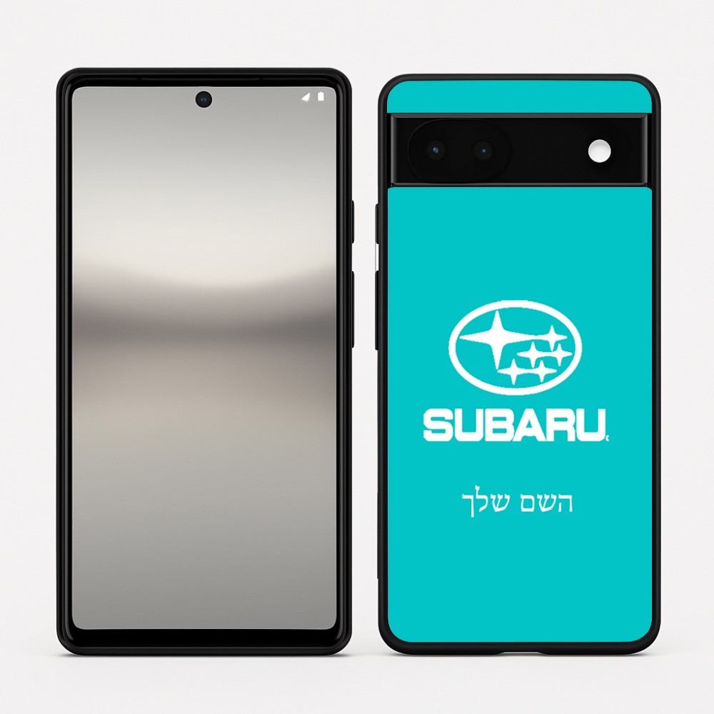 כיסוי בעיצוב אישי עם השם שלך לדגם - Google Pixel 6a 5G בעיצוב סובארו
